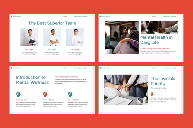 心理健康咨询治疗服务介绍PPT模板 - 顶尖PPT