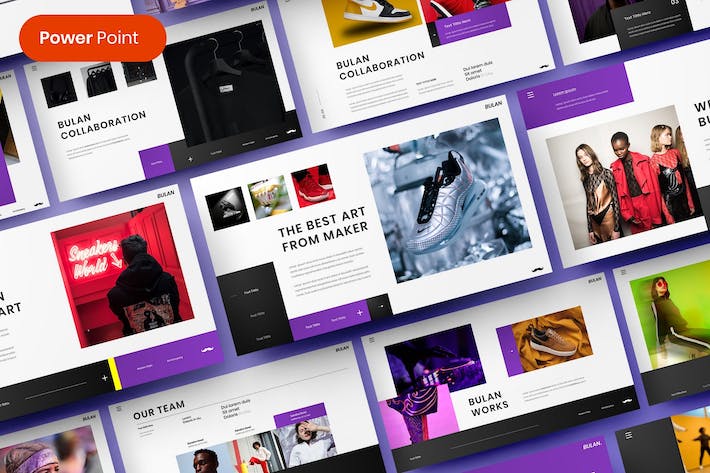 商业品牌推介展示市场营销宣传PPT模板 - 顶尖PPT