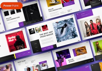 商业品牌推介展示市场营销宣传PPT模板 - 顶尖PPT