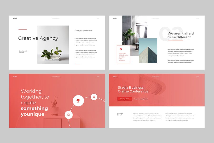 极简风格企业介绍宣传PPT模板 - 顶尖PPT