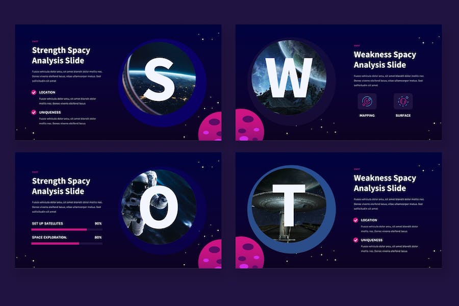 天文学空间站航天科技keynote模板 - 顶尖PPT