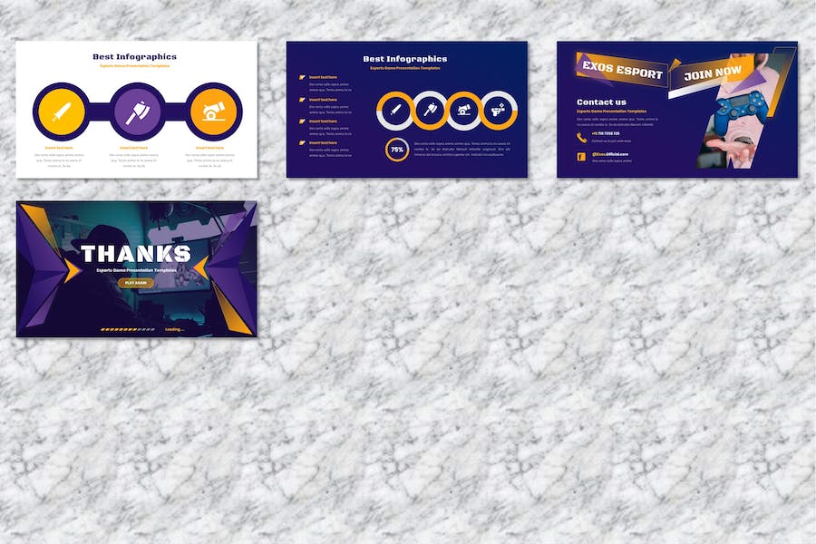 电竞游戏赛事策划Keynote模板 - 顶尖PPT