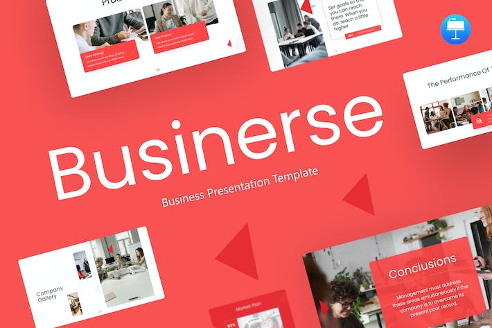 红色大气商业计划企业合作企业团队介绍商务通用keynote模板 - 顶尖PPT