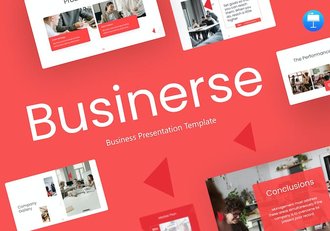 红色大气商业计划企业合作企业团队介绍商务通用keynote模板 - 顶尖PPT