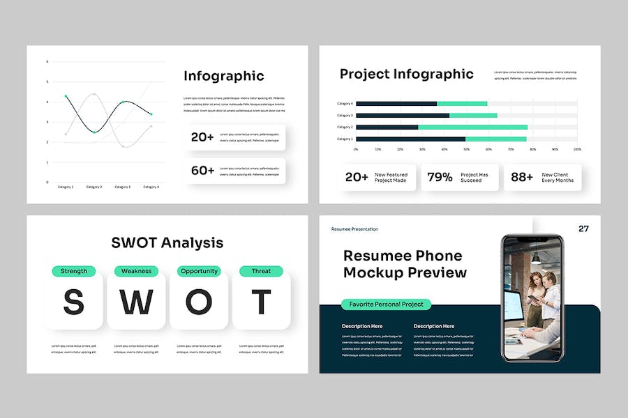 个人简历求职应聘讲述Keynote模板 - 顶尖PPT