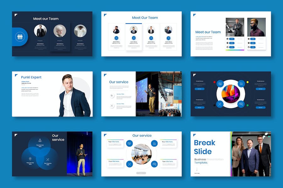 商业企业发展规划介绍Keynote模板 - 顶尖PPT