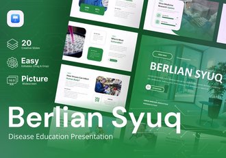 疾病教育理念分享keynote模板 - 顶尖PPT