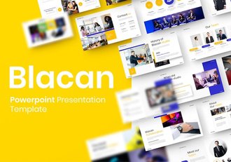 活力商务风格设计展示PPT模板 - 顶尖PPT