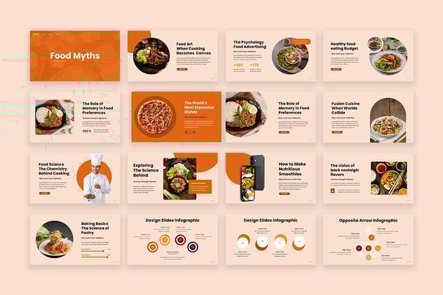 食品和饮料主题PPT模板 - 顶尖PPT