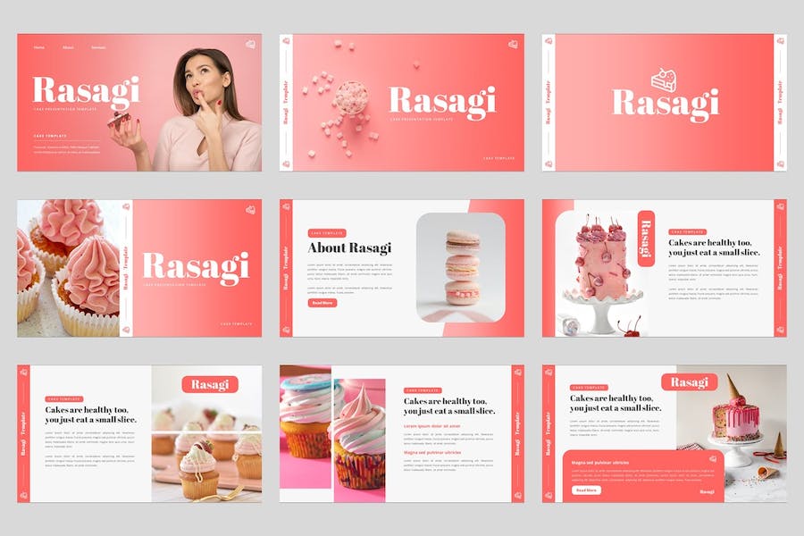 餐饮甜品讲述展示品牌推广运营PPT模板 - 顶尖PPT