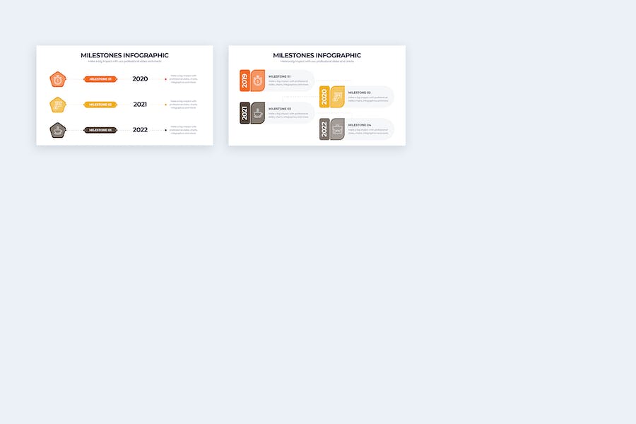 项目里程碑进度规划信息图形PPT模板 - 顶尖PPT