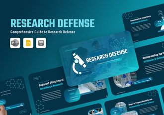 研究防御科学领域PPT模板 - 顶尖PPT