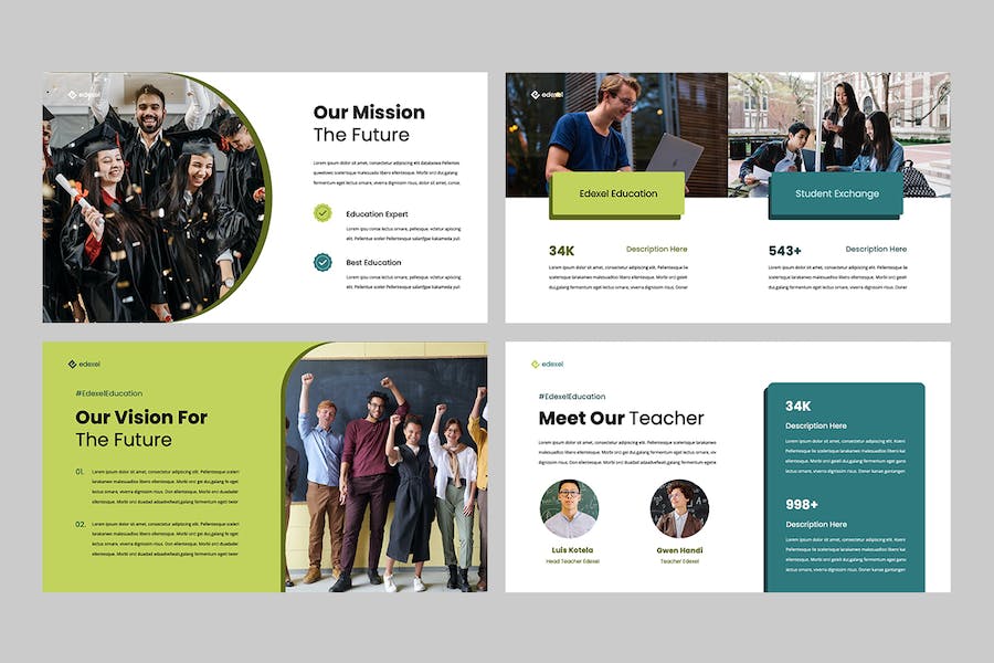 教育课程讲述展示方案Keynote模板 - 顶尖PPT