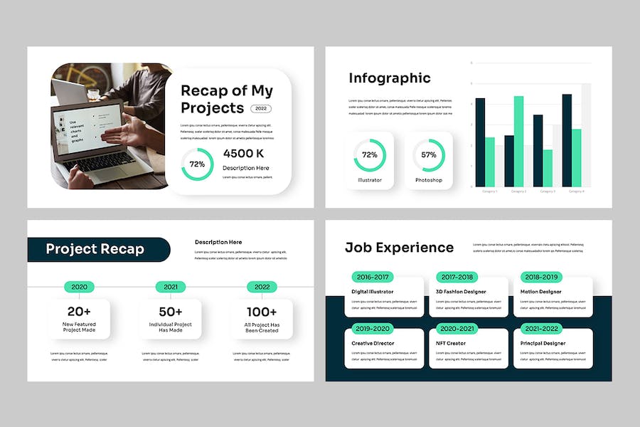 个人简历求职应聘讲述Keynote模板 - 顶尖PPT