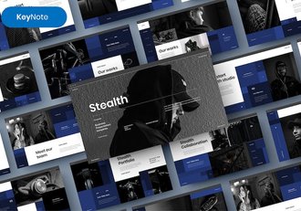 隐秘行动商务企业展示Keynote模板 - 顶尖PPT