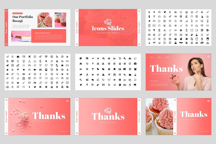 餐饮甜品讲述展示品牌推广运营PPT模板 - 顶尖PPT