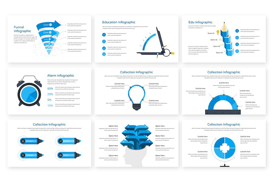 教育培训信息展示Keynote模板 - 顶尖PPT
