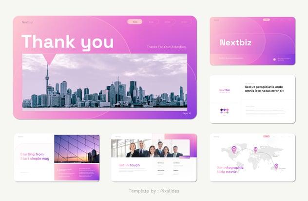 欧美商业商务通用keynote模板 - 顶尖PPT
