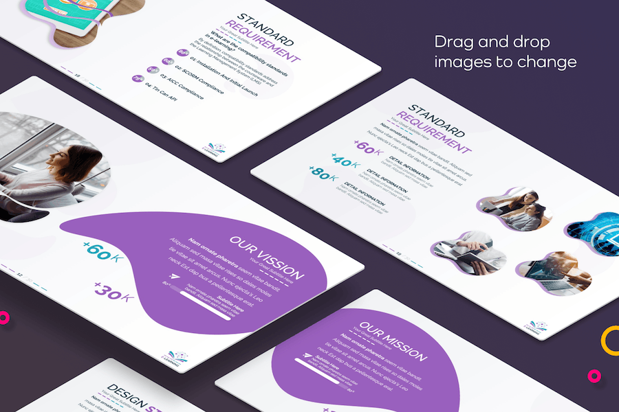 线上课程网络培训远程教学PPT模板 - 顶尖PPT