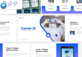 支原体肺炎新冠病毒防护治疗Covid19医学医疗keynote模板 - 顶尖PPT