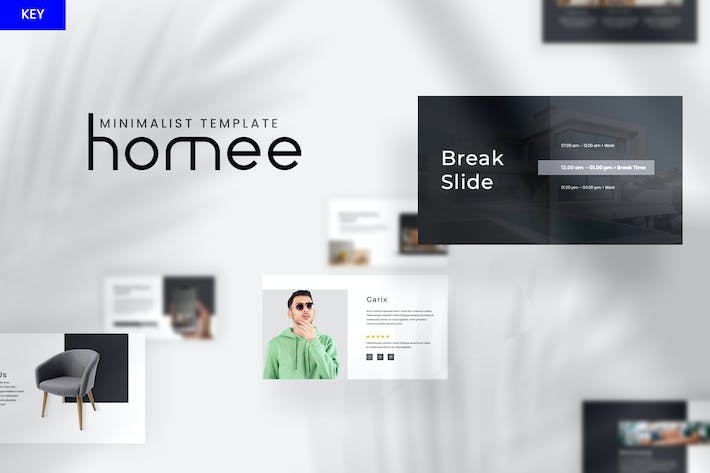 极简主义创意简约商业演讲Keynote模板 - 顶尖PPT