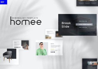 极简主义创意简约商业演讲Keynote模板 - 顶尖PPT