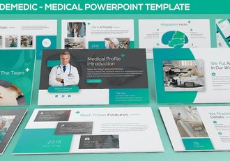 医疗中心诊疗服务医学健康讲解PPT模板 - 顶尖PPT