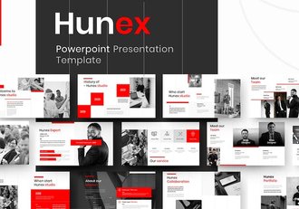 现代商务企业品牌宣传PPT模板 Retry - 顶尖PPT