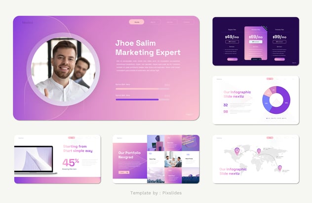 欧美商业商务通用keynote模板 - 顶尖PPT