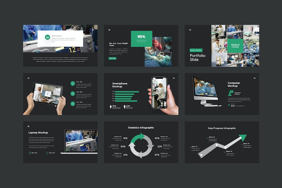 医学手术治疗keynote模板 - 顶尖PPT