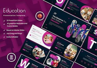 优质教育培训主题PPT模板 - 顶尖PPT