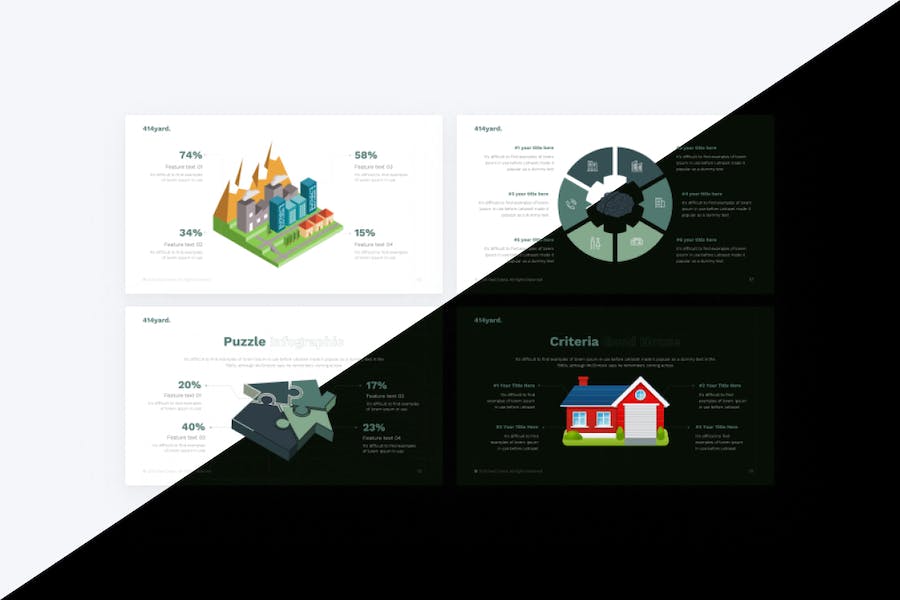 简约大气房地产项目介绍民宿展示主题通用keynote模板 - 顶尖PPT