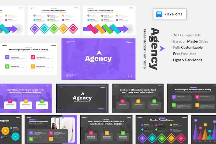 创意商务讲述展示企业战略规划Keynote模板 - 顶尖PPT