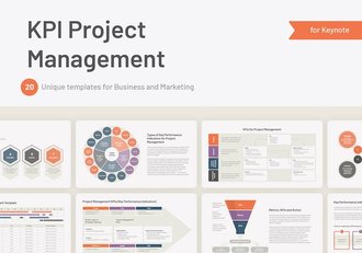 KPI项目管理绩效考核分析Keynote模板 - 顶尖PPT