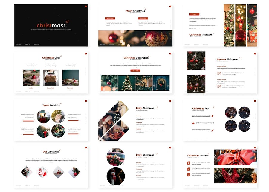 圣诞节品牌推广营销方案PPT模板 - 顶尖PPT