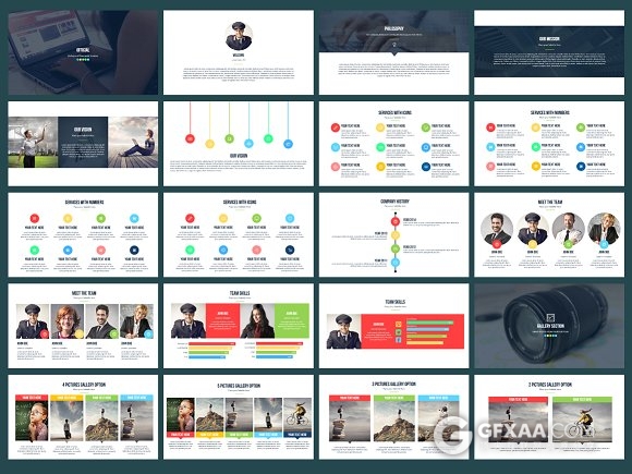商务办公年终总结报告keynote模板 - 顶尖PPT