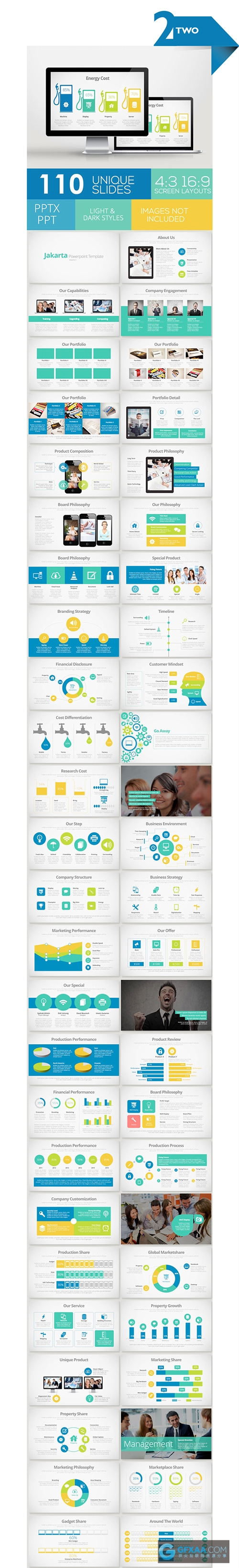 7套欧美商务风格多用途PPT模板合集 - 顶尖PPT