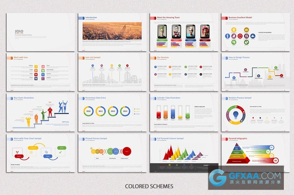 100多页多图表分析总结计划PPT模板 - 顶尖PPT
