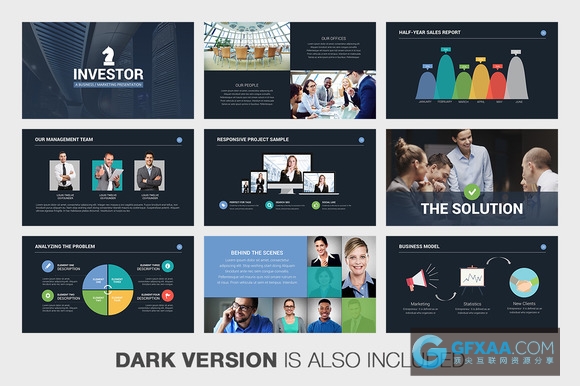 公司战略会议团队介绍内部架构PPT模板 - 顶尖PPT