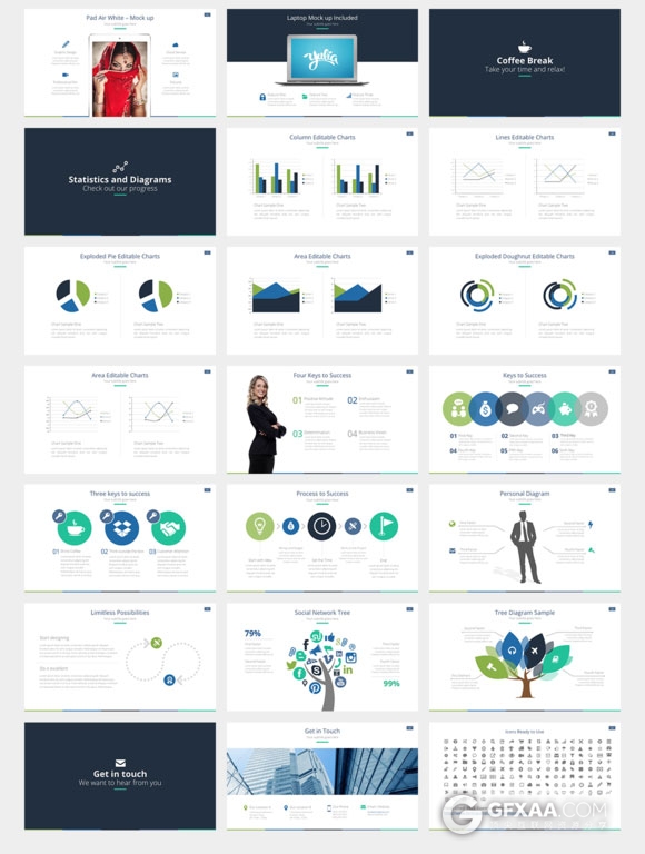 企业会议年终总结计划分析报表PPT模板 - 顶尖PPT