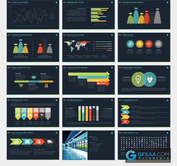 企业会议年终总结计划分析报表PPT模板 - 顶尖PPT