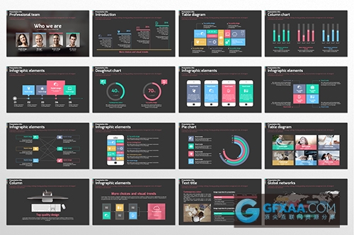 Galau幻灯片模板 - 顶尖PPT