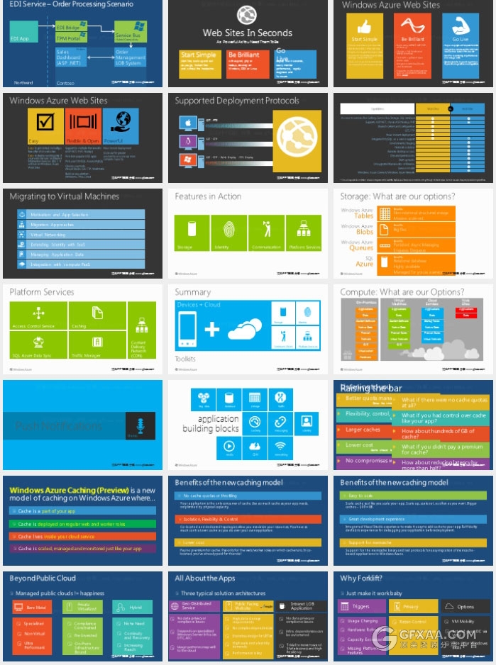 507页微软WIN8扁平化风格图表大合集 - 顶尖PPT
