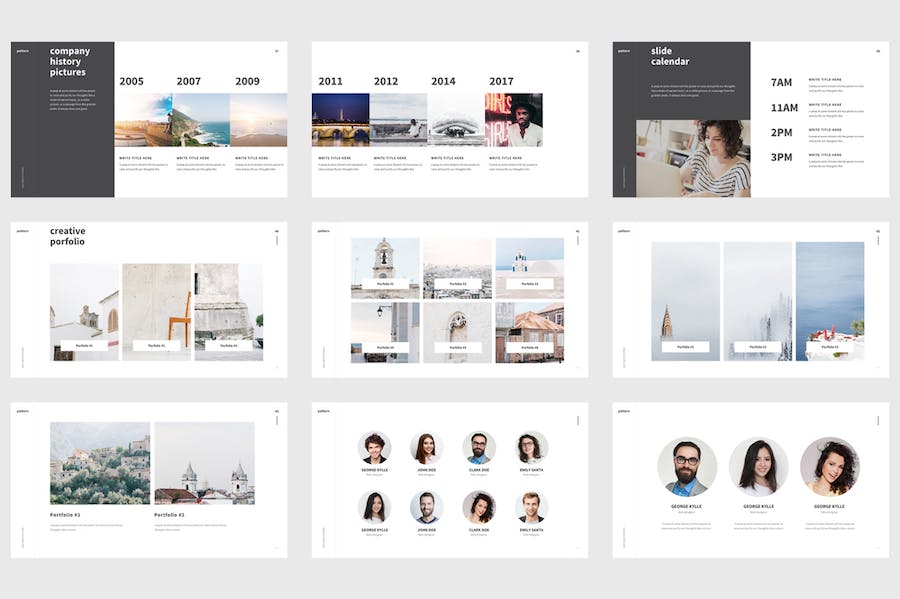 极简商务企业发展历程规划年终总结通用keynote模板 - 顶尖PPT