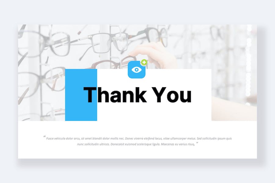 眼科验光师眼科护理keynote模板 - 顶尖PPT