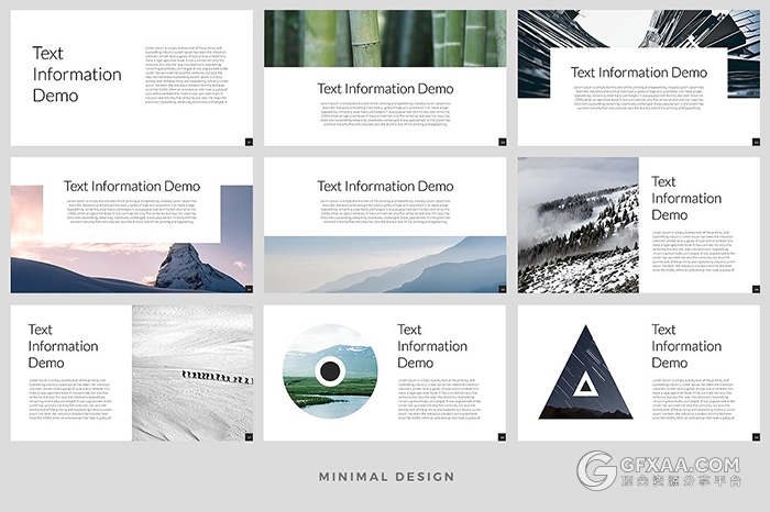 500多页简约黑白总结报告通用PPT模板 - 顶尖PPT