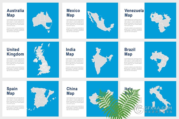 116页卡通清凉夏日文艺唯美PPT模板 - 顶尖PPT