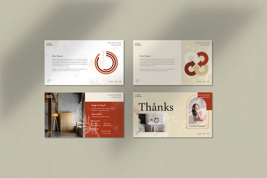 建筑室内设计3D建模展示Keynote模板 - 顶尖PPT