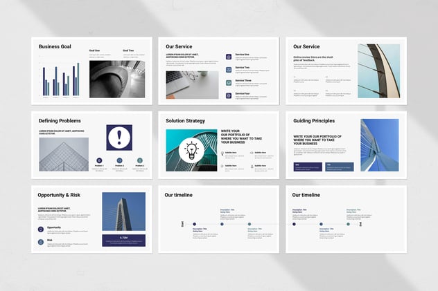 商业计划书战略规划Keynote模板 - 顶尖PPT