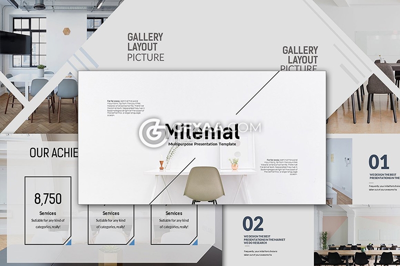 5套国外简约风格PPT模板合集 总页数200页 - 顶尖PPT